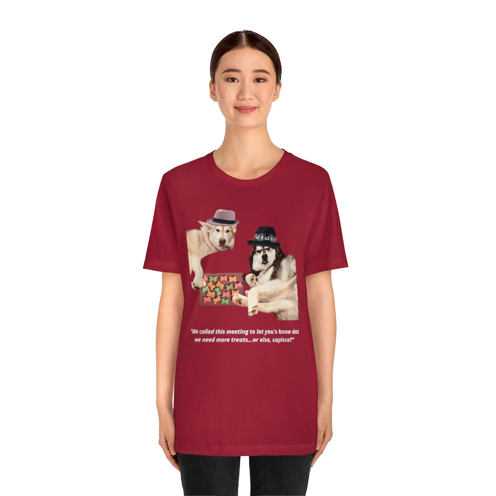 "The Sitdown" - Gangsta Dawg -Unisex Jersey Short Sleeve Tee