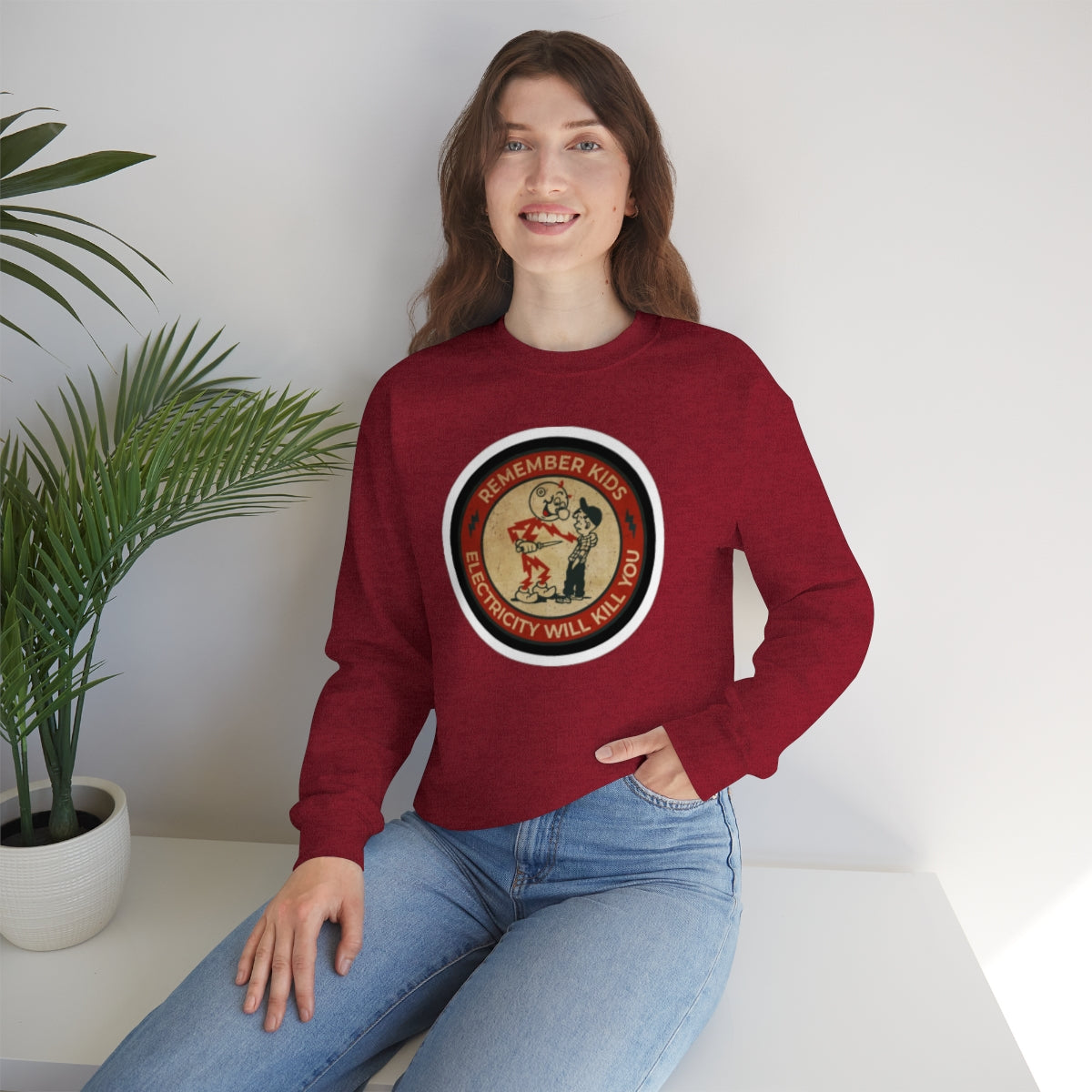 Vintage Advertising - Remember Kids ....Unisex Heavy Blend™ Crewneck Sweatshirt