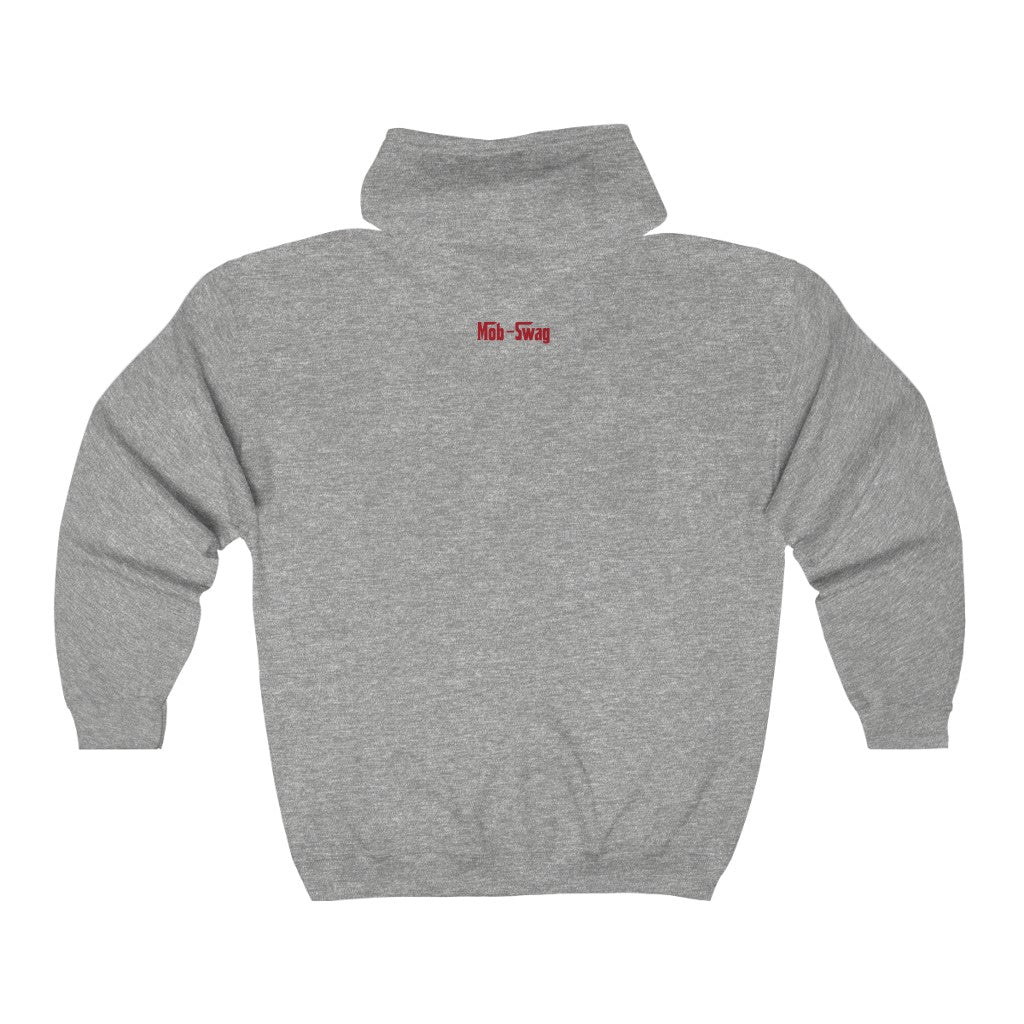 When The Bullet Hits The Bone  - Full Zip Hooded Sweatshirt