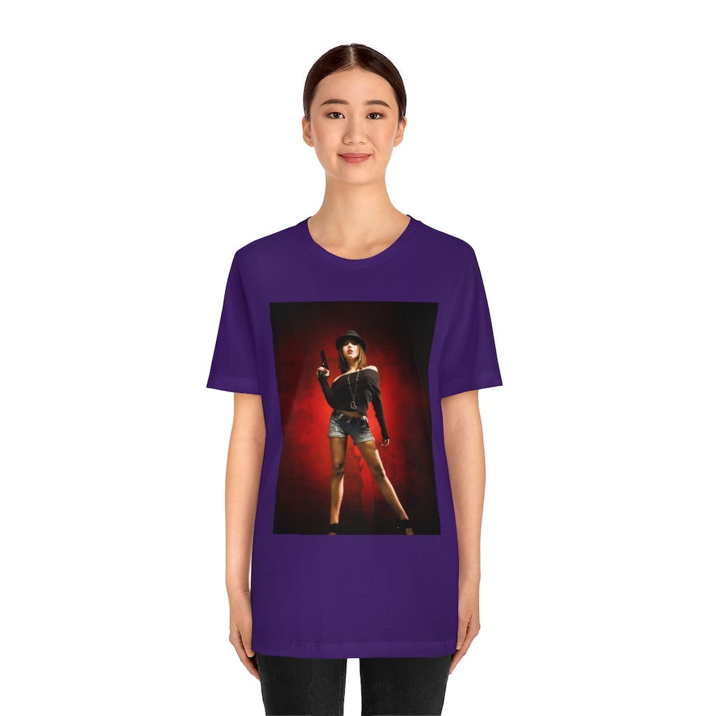 "Gangster Girl" Jersey Short Sleeve Tee