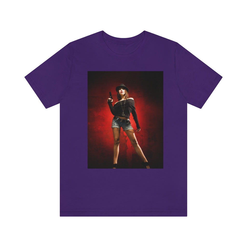 "Gangster Girl" Jersey Short Sleeve Tee
