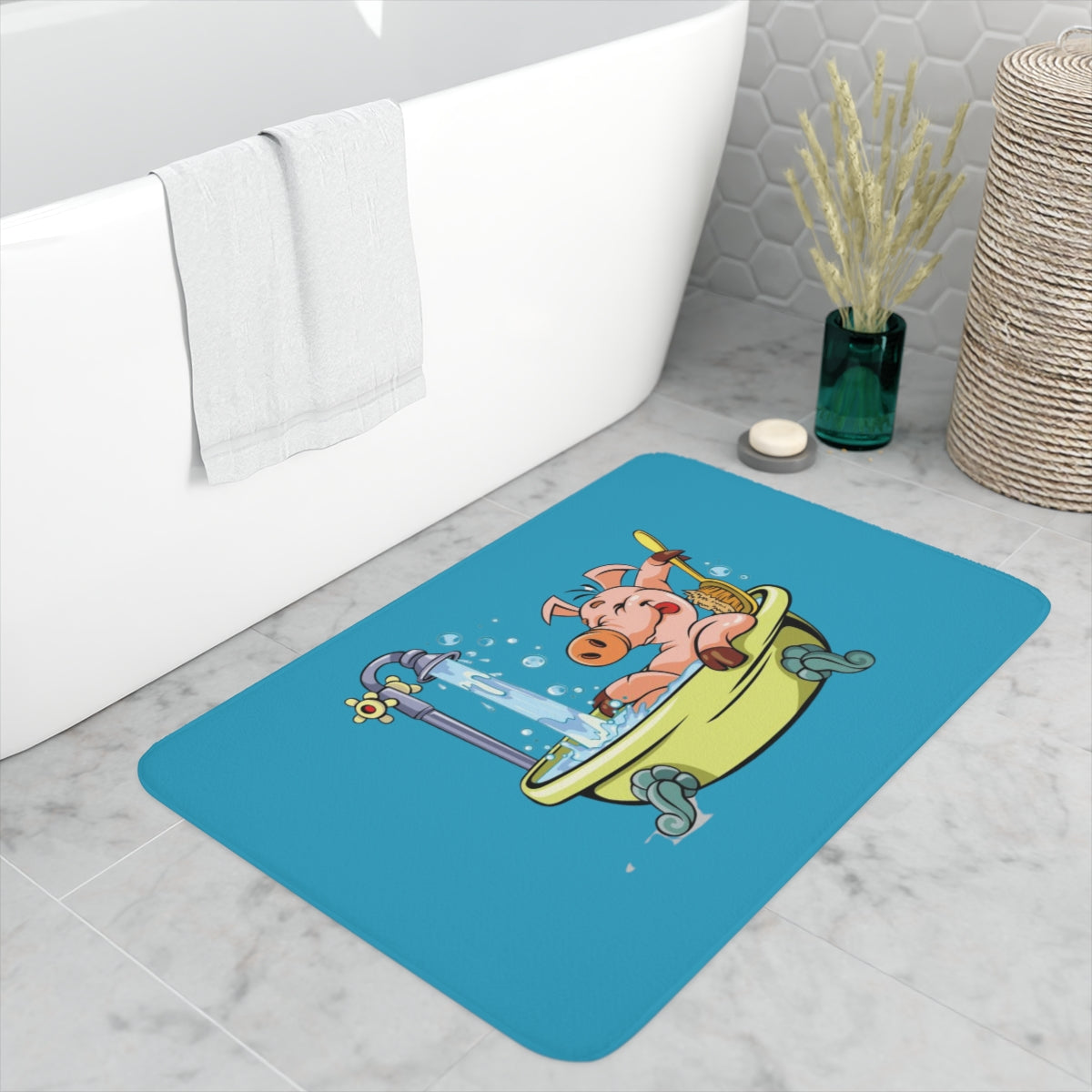 Pig in The Tub - Memory Foam Bath Mat