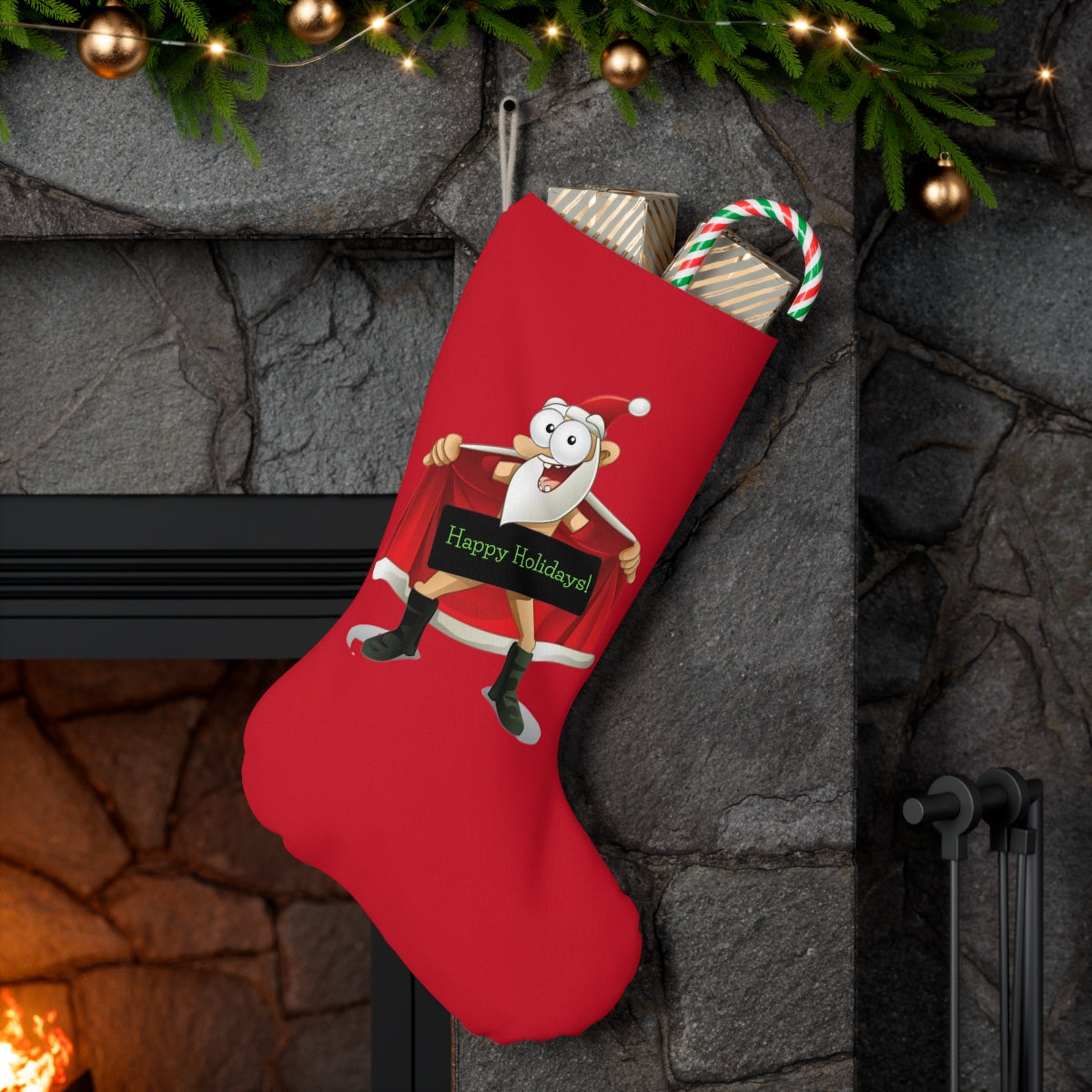 Bad Santa Stocking