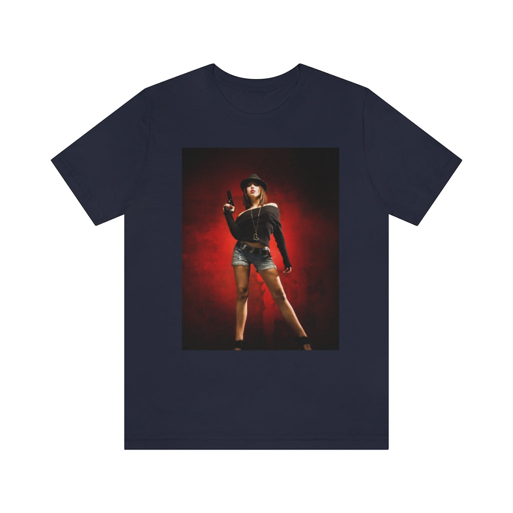 "Gangster Girl" Jersey Short Sleeve Tee