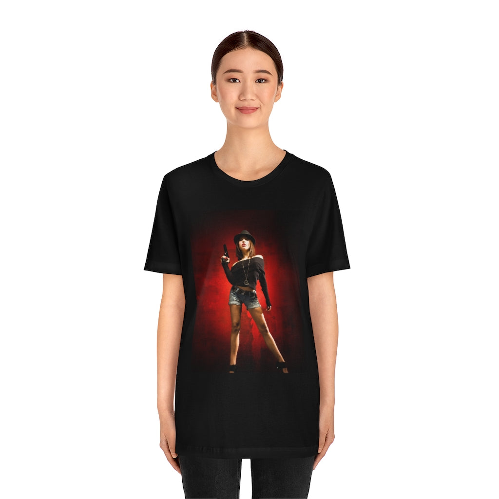 "Gangster Girl" Jersey Short Sleeve Tee