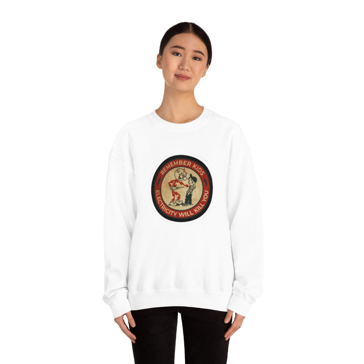 Vintage Advertising - Remember Kids ....Unisex Heavy Blend™ Crewneck Sweatshirt