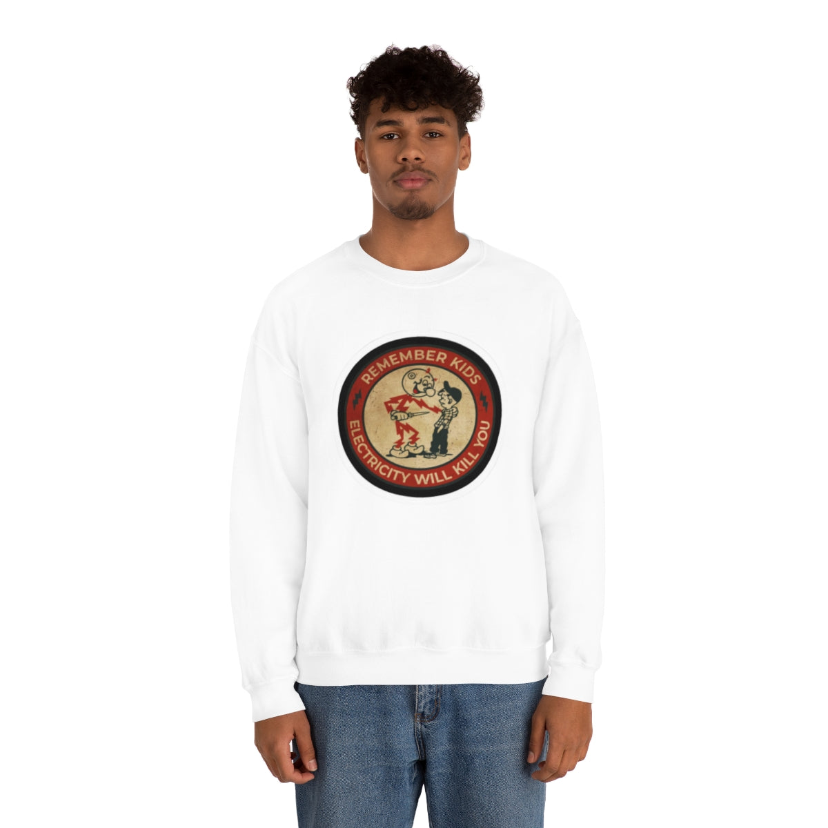 Vintage Advertising - Remember Kids ....Unisex Heavy Blend™ Crewneck Sweatshirt