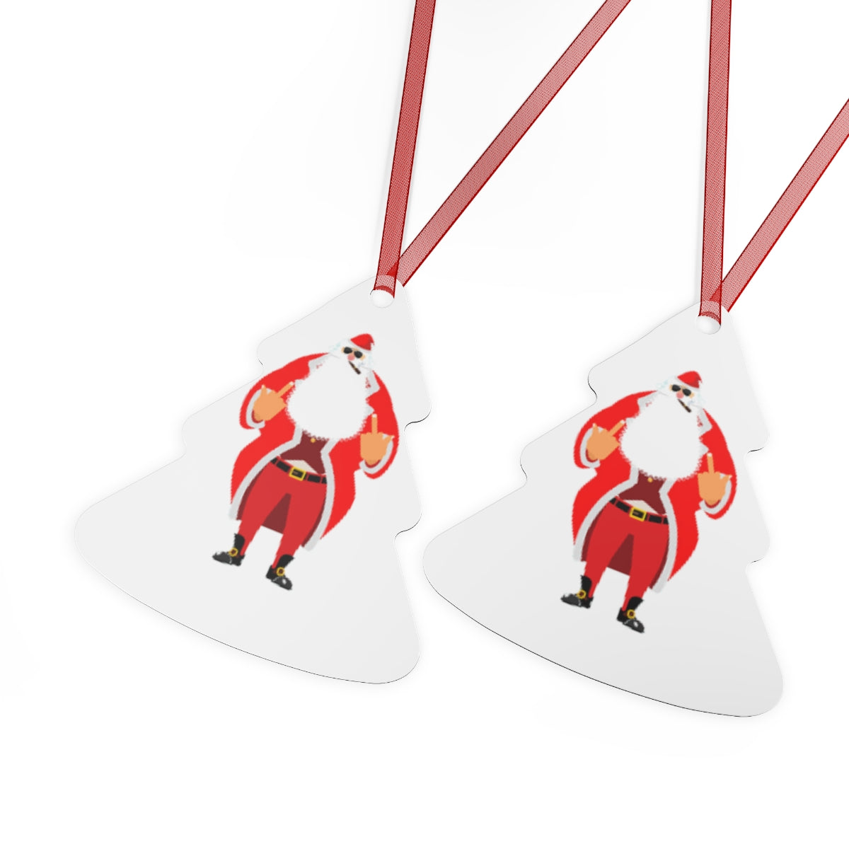 Baad Santa - Metal Ornaments