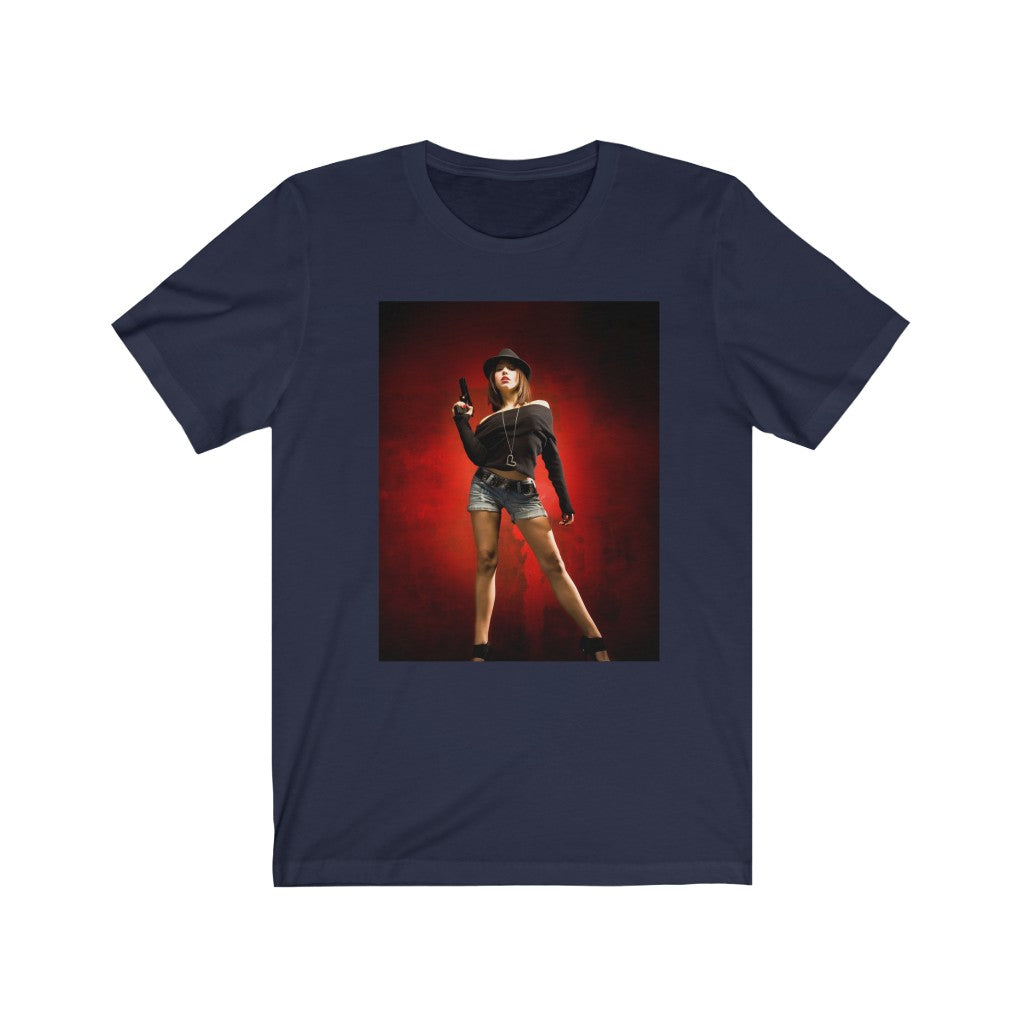"Gangster Girl" Jersey Short Sleeve Tee