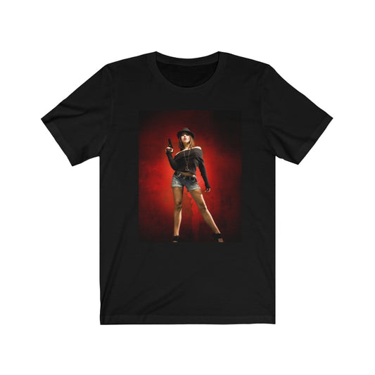 "Gangster Girl" Jersey Short Sleeve Tee