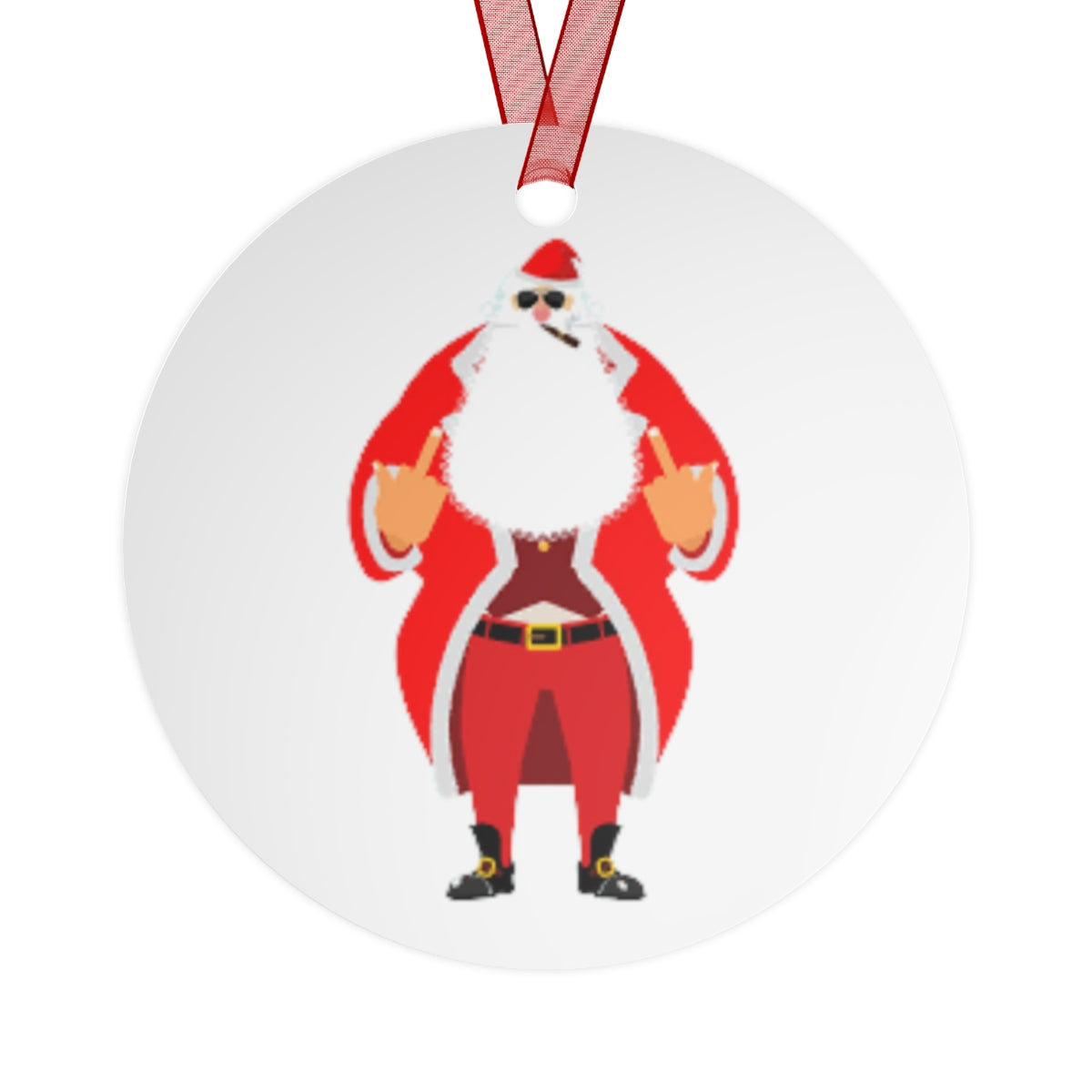Baad Santa - Metal Ornaments