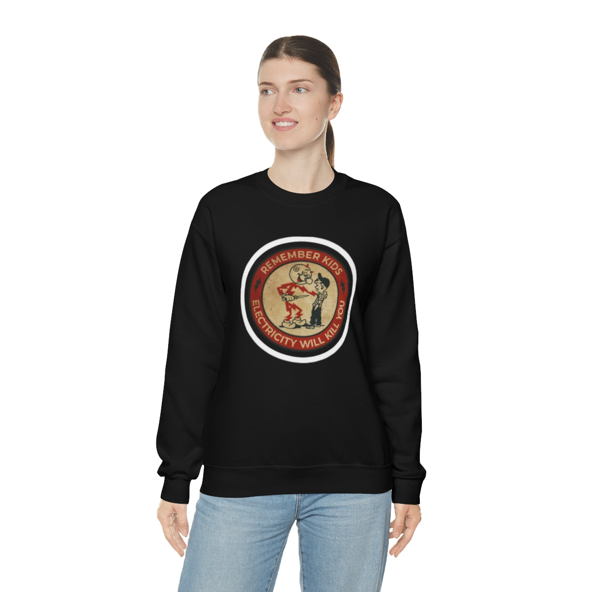 Vintage Advertising - Remember Kids ....Unisex Heavy Blend™ Crewneck Sweatshirt