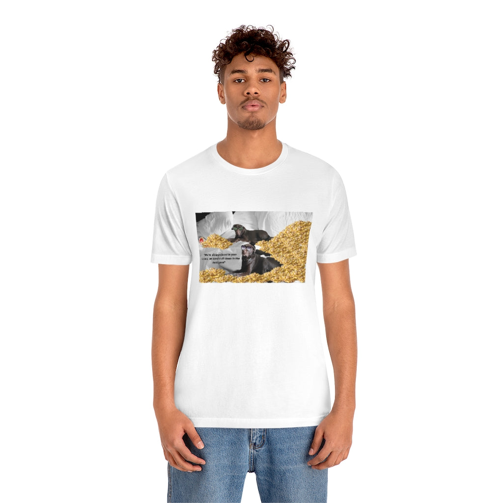 "We need a sitdown in the back yaad"  Jersey Short Sleeve Tee