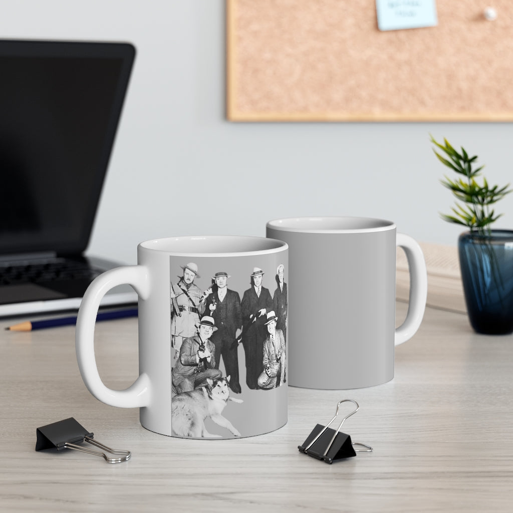 "Me an da boys" - Gangsta Dawg-11oz White Mug