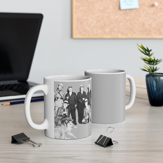 "Me an da boys" - Gangsta Dawg-11oz White Mug