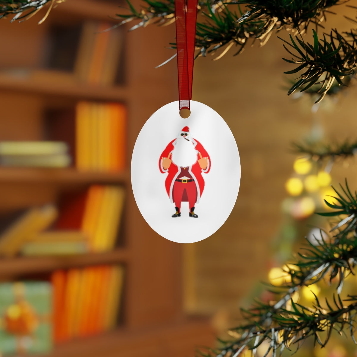 Baad Santa - Metal Ornaments