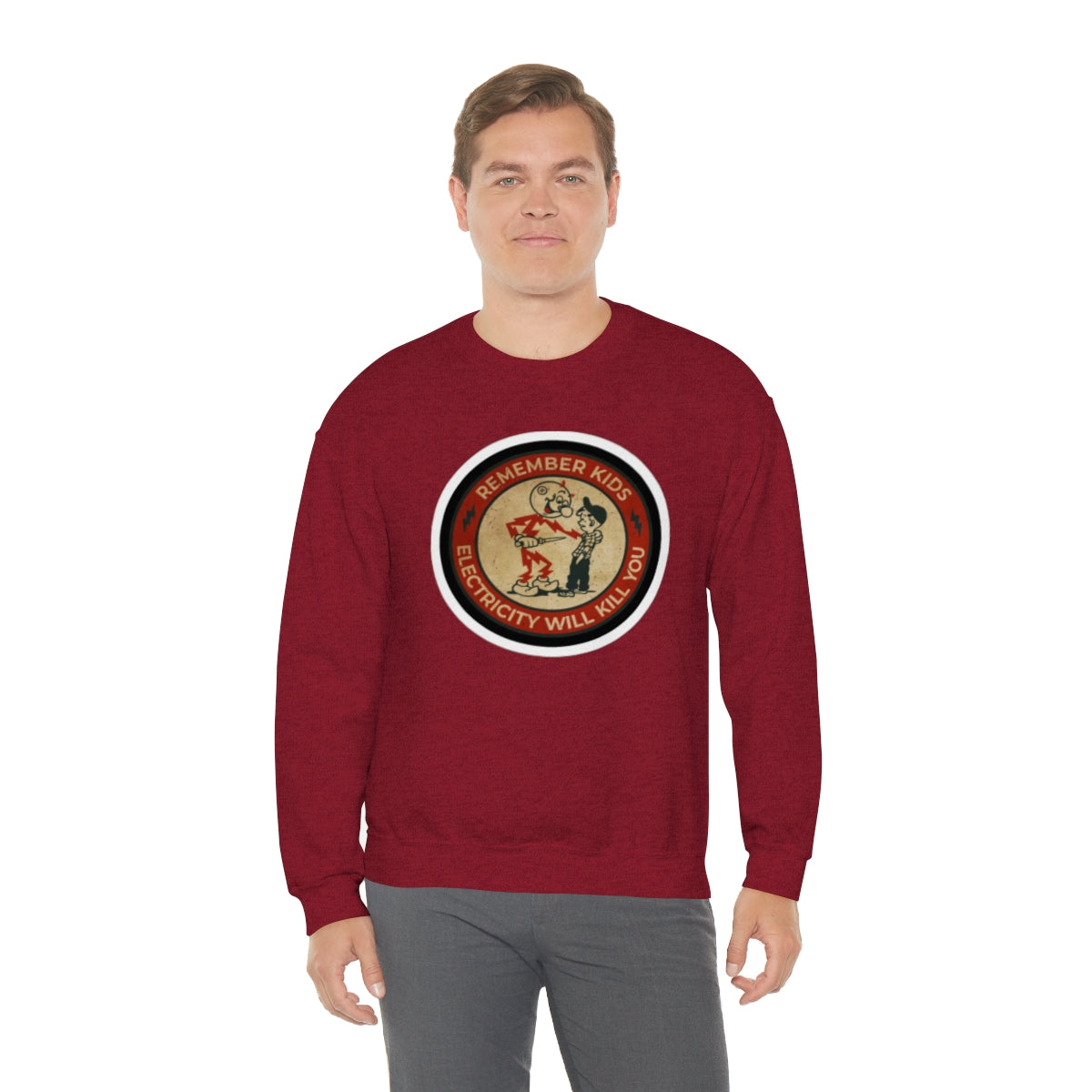 Vintage Advertising - Remember Kids ....Unisex Heavy Blend™ Crewneck Sweatshirt