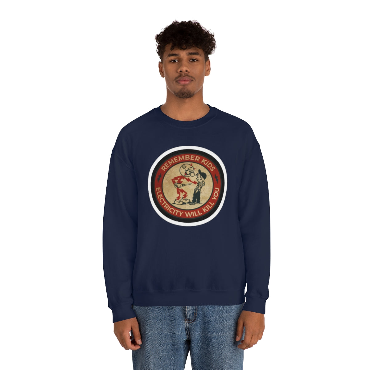 Vintage Advertising - Remember Kids ....Unisex Heavy Blend™ Crewneck Sweatshirt