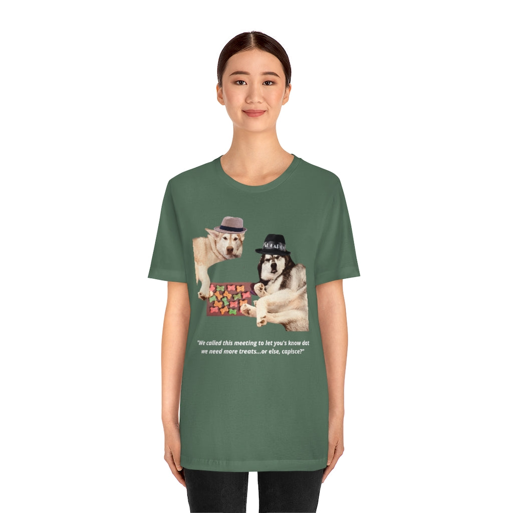 "The Sitdown" - Gangsta Dawg -Unisex Jersey Short Sleeve Tee