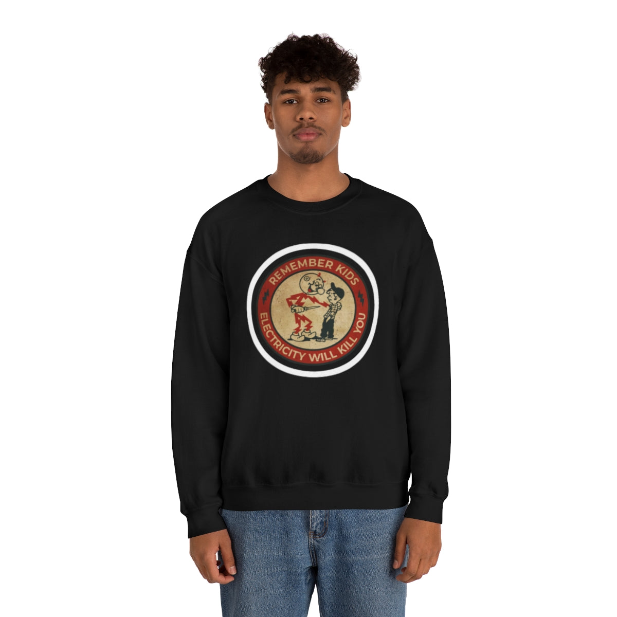 Vintage Advertising - Remember Kids ....Unisex Heavy Blend™ Crewneck Sweatshirt