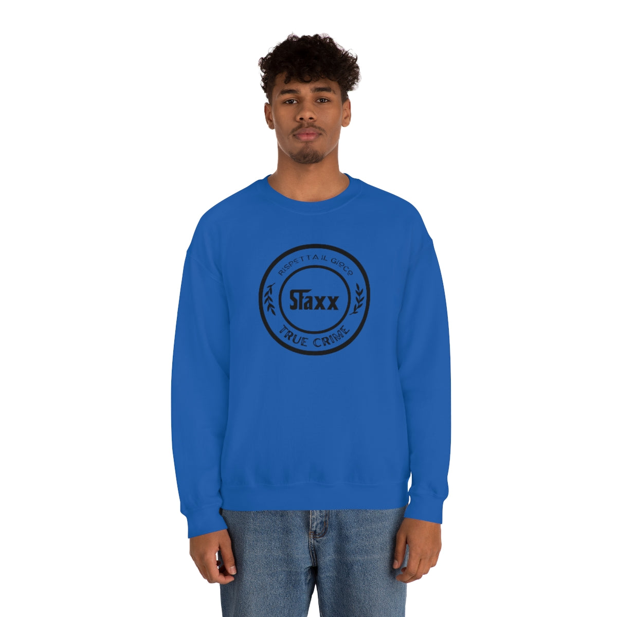 True Crime -  Chattin' with Staxx  - Unisex Heavy Blend™ Crewneck Sweatshirt