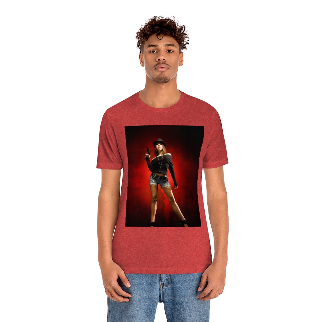 "Gangster Girl" Jersey Short Sleeve Tee