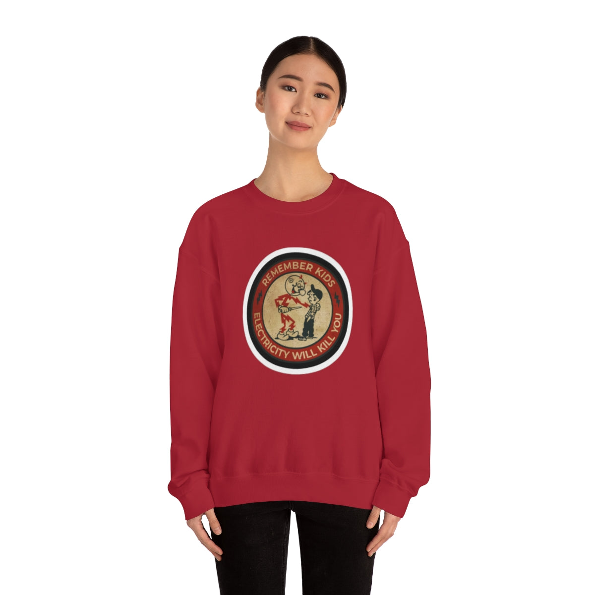 Vintage Advertising - Remember Kids ....Unisex Heavy Blend™ Crewneck Sweatshirt